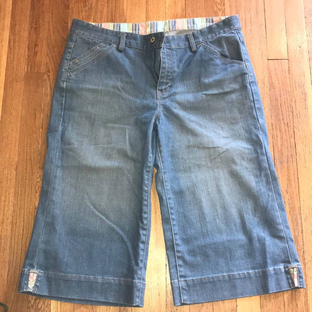 Gap Vintage style wide leg Capris